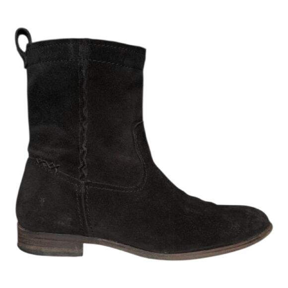 Frye Suede Leather Black Boots | Size 10 - Picture 8 of 8